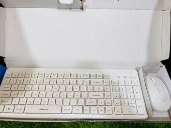 Anxin C600 Wireless Keyboard and Mouse Combo – Compatible with Windows, XP, and Win10 and 11
