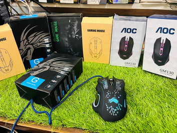 G-Series RGB Wired Gaming Mouse – 3000 FPS, 500Hz Polling Rate, Ergonomic Design